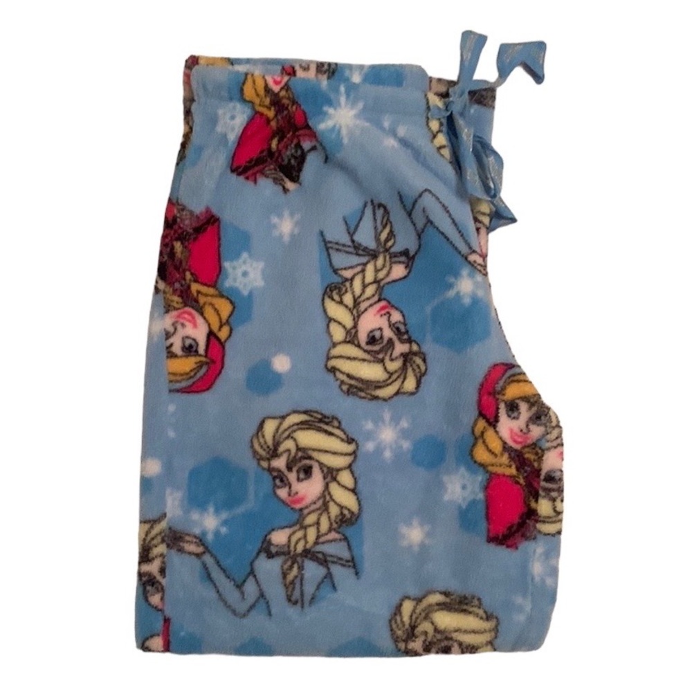 Disney’s Frozen - Elsa and Anna Fleece Pajama Bottoms • Size Small